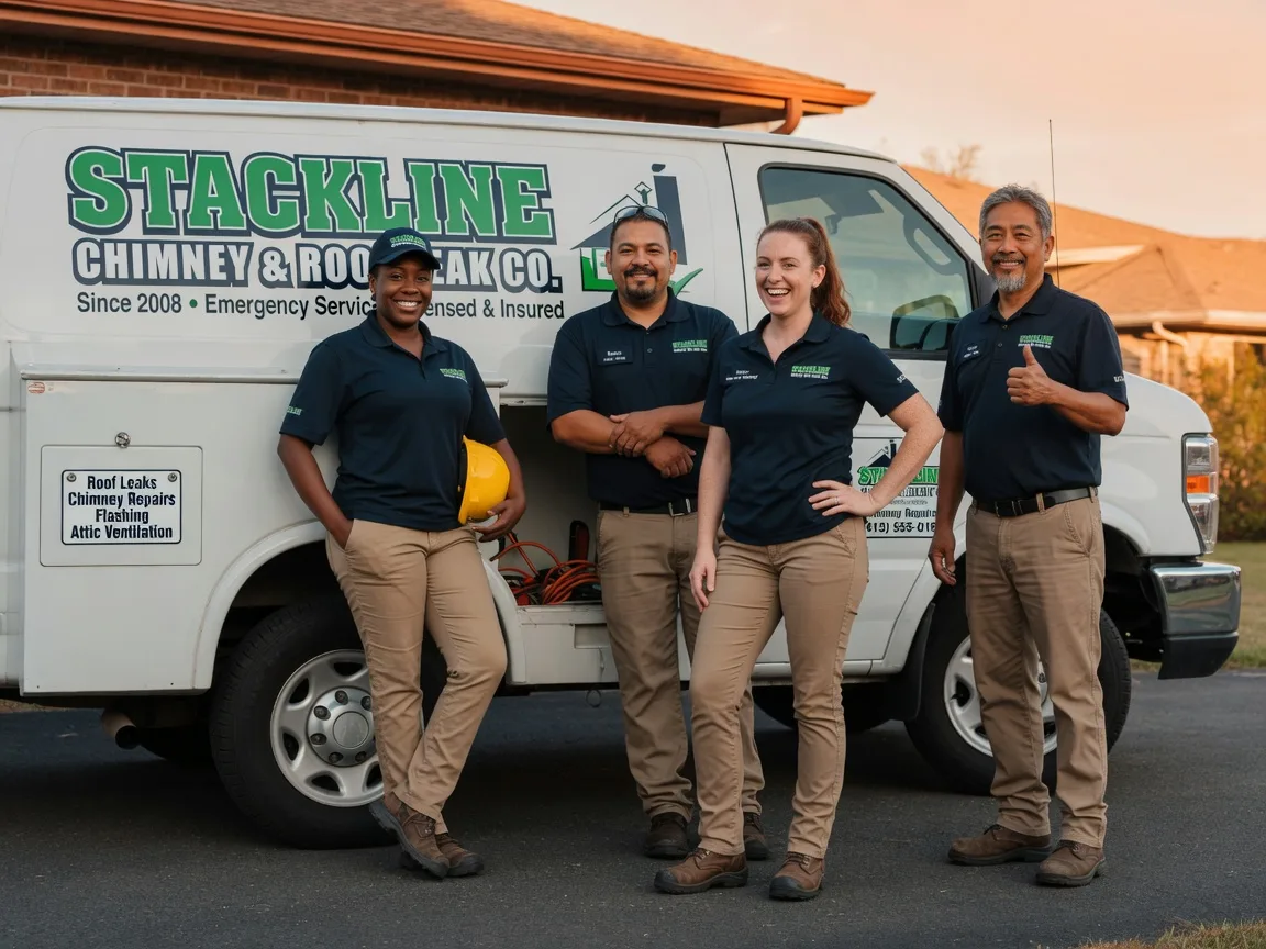 Chimney flashing repair company in Bahama, NC